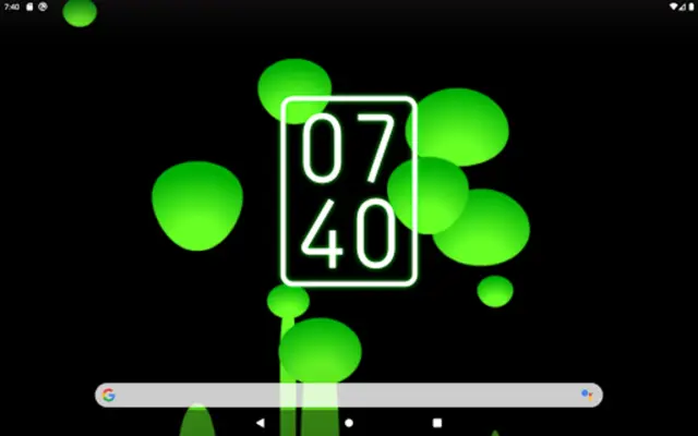 Simple Gradient Clock Widget android App screenshot 0