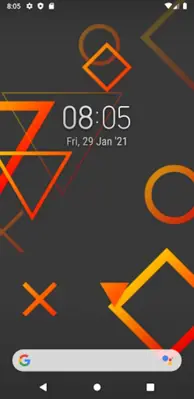 Simple Gradient Clock Widget android App screenshot 11