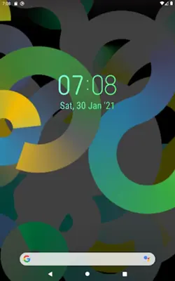 Simple Gradient Clock Widget android App screenshot 6