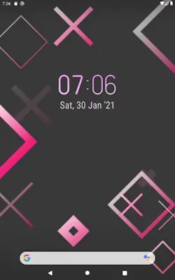 Simple Gradient Clock Widget android App screenshot 7